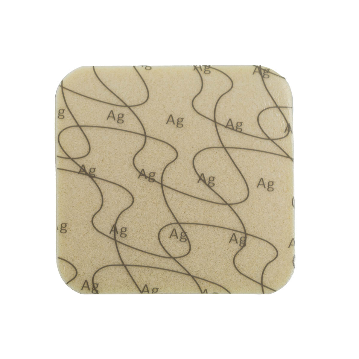 Apósito espuma hidrofilica con plata 10 x 10 cm ( caja 10 unidades)