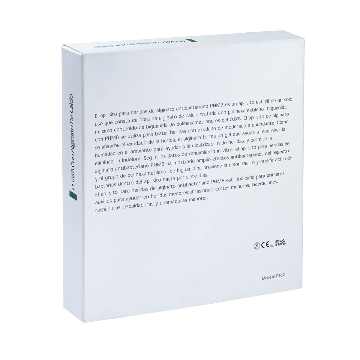 Apósito de Alginato con PHMB 10 x 10 cm ( caja 10 unidades )