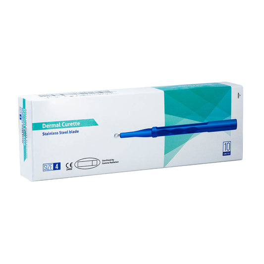Cureta Dermica o Dermal 4mm ( caja 10 unidades )