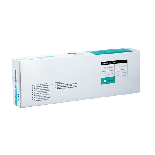 Cureta Dermica o Dermal 3mm ( caja 10 unidades )